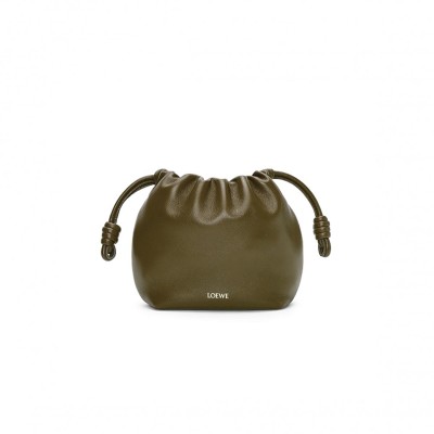 LOEWE MINI FLAMENCO PURSE IN MELLOW NAPPA LAMBSKIN 062348-254 (23*17*5.5cm)